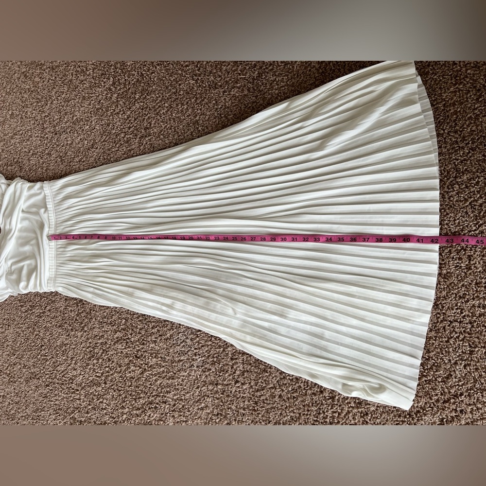 Brand new, Greek steely dress, evening , wedding , white, high waist dress! - Picture 7 of 8